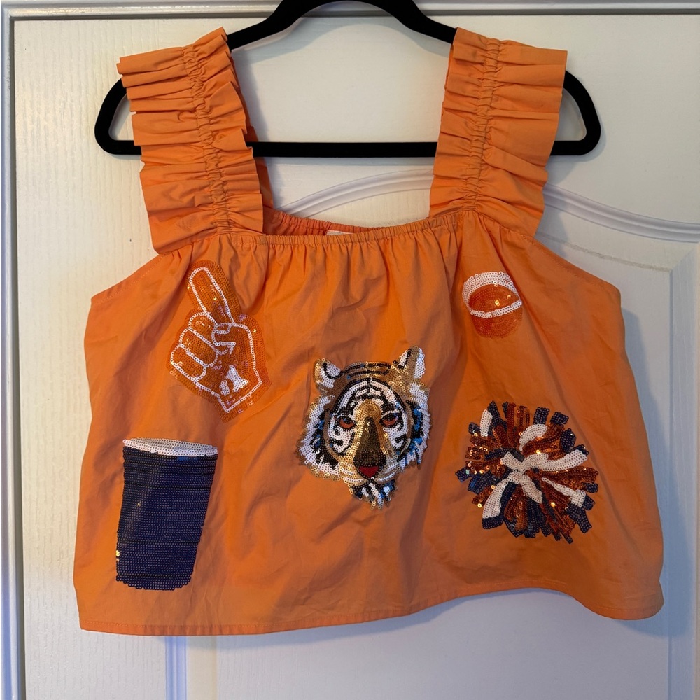 Queen of Sparkles Clemson Top